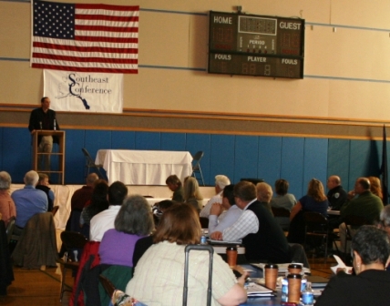 Lt.Governor addressing membership